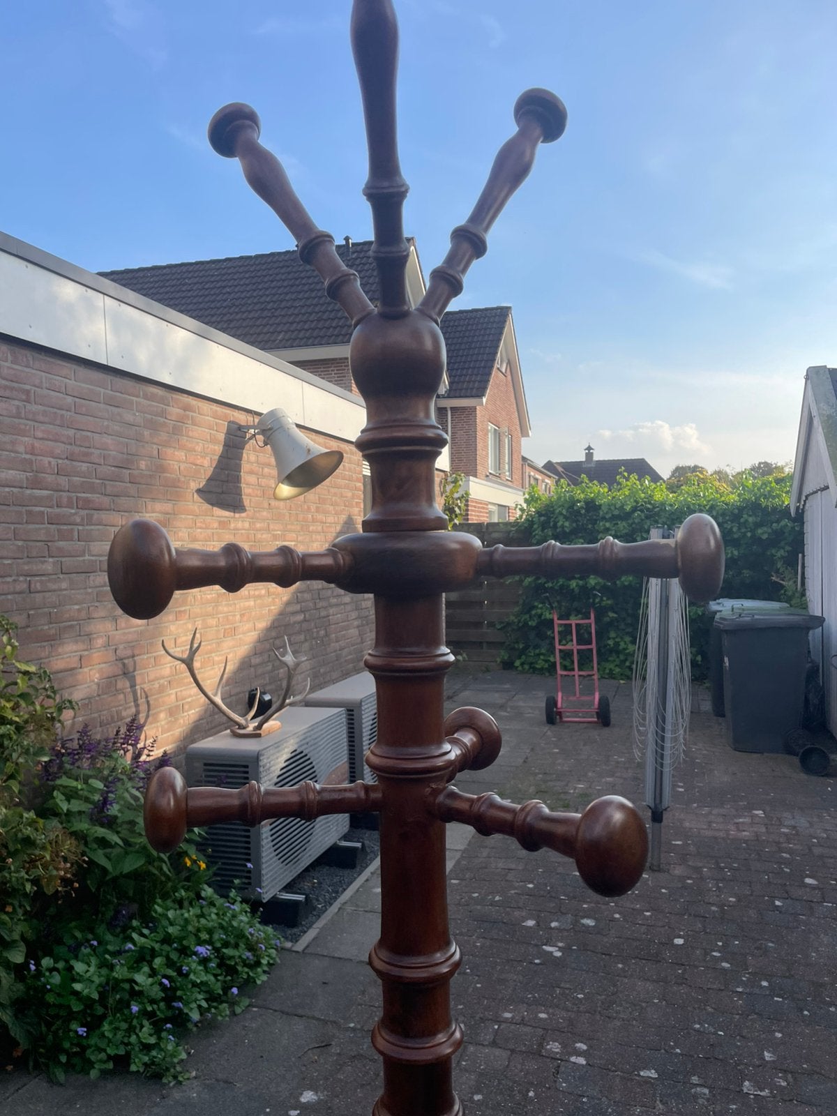 Vintage kapstok hout, Zo goed als nieuw, Minder dan 100 cm, Hout, Ophalen