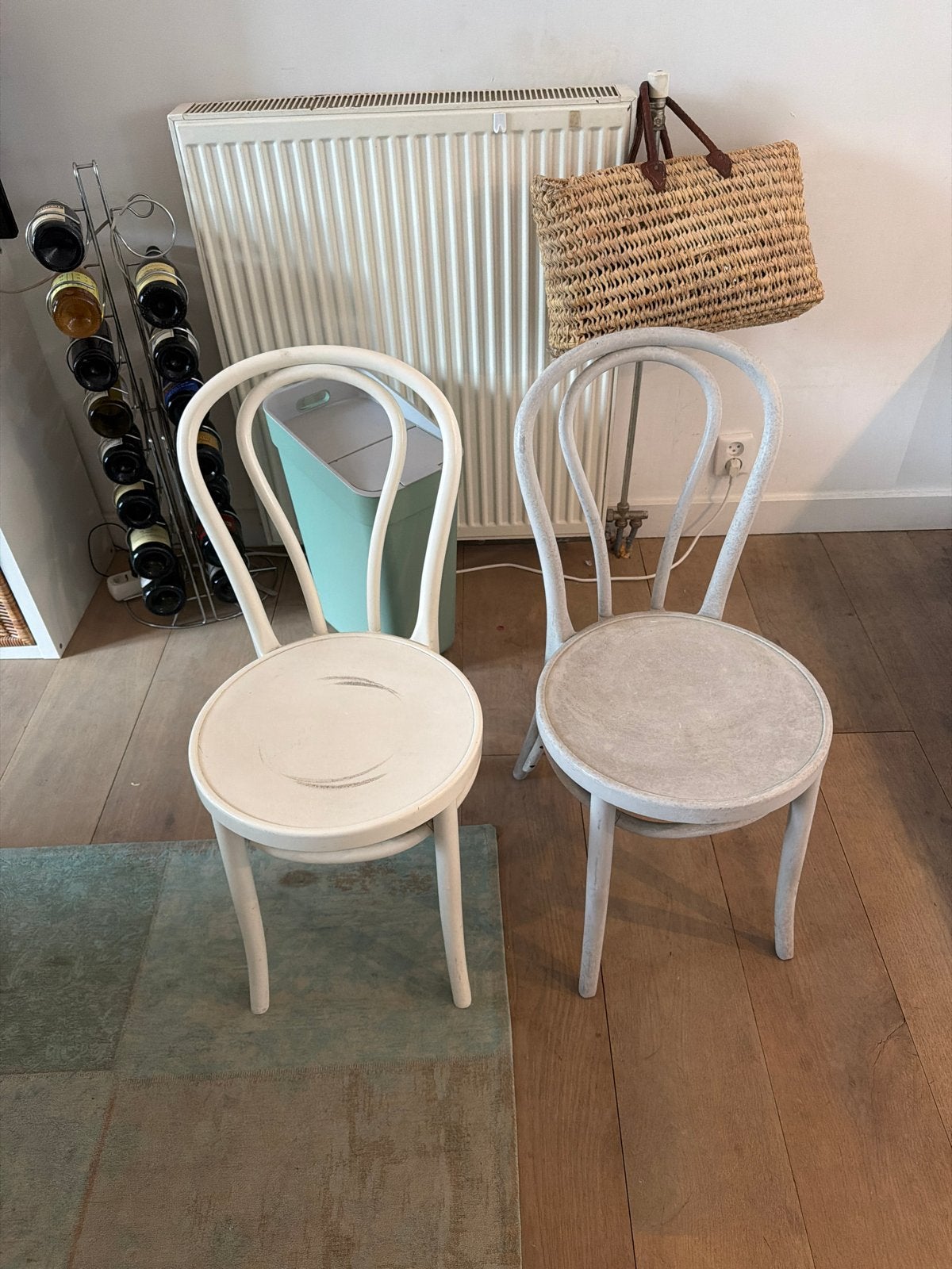 IKEA Thonet-stijl stoelen ogla, Ophalen, Gebruikt, Twee, Wit