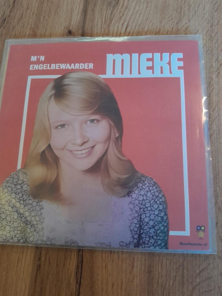 Mieke 7 inch m,n engelbewaarder, 7 inch, Single, Ophalen of Verzenden, Zo goed als nieuw