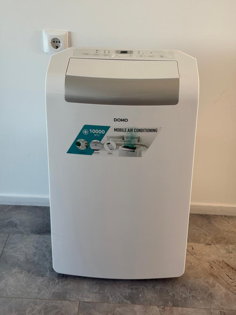 Domo DO360A Mobiele Airco 10.000 BTU - Wit/Zwart, 3 snelheden of meer, Ophalen of Verzenden, Zo goed als nieuw, Koelen en Ontvochtigen