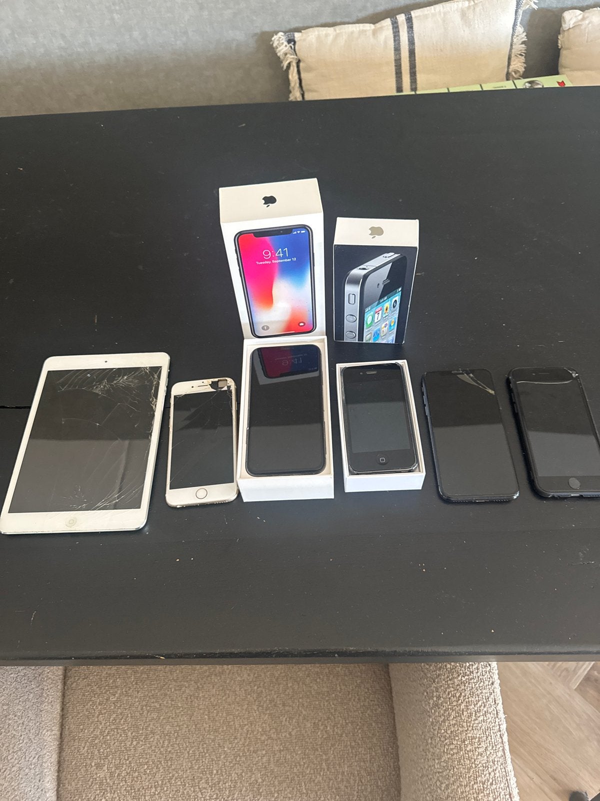 Partij defecte iPhones en iPad voor onderdelen of reparatie, Ophalen, Niet werkend