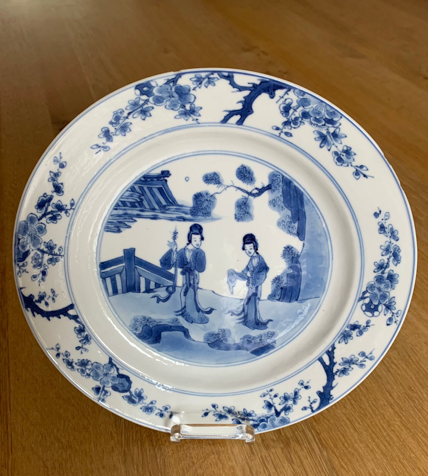 Kangxi chinees qing bord Jiajing gemerkt 18e eeuws top!, Antiek en Kunst, Antiek | Porselein, Ophalen of Verzenden