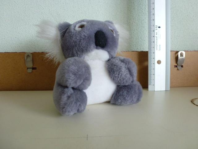 Knuffeldier Koalabeer 13 cm, Kinderen en Baby's, Speelgoed | Knuffels en Pluche, Gebruikt, Beer, Grijs, Ophalen of Verzenden