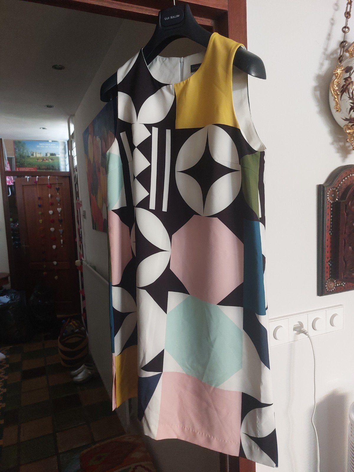Sandro Ferrone jurk met geometrische print, Kleding | Dames, Maat 38/40 (M), Overige kleuren, Sandro Ferrone, Ophalen of Verzenden