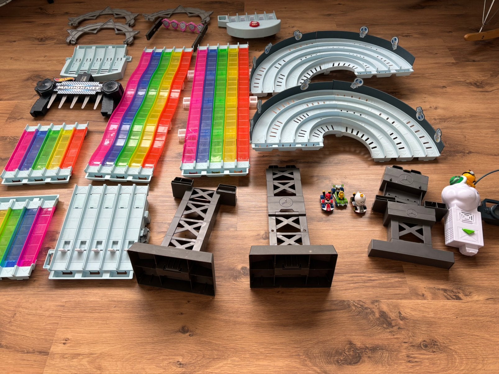 Hotwheels rainbowroad, Kinderen en Baby's, Speelgoed | Racebanen, Ophalen, Gebruikt, Handmatig, Hot Wheels