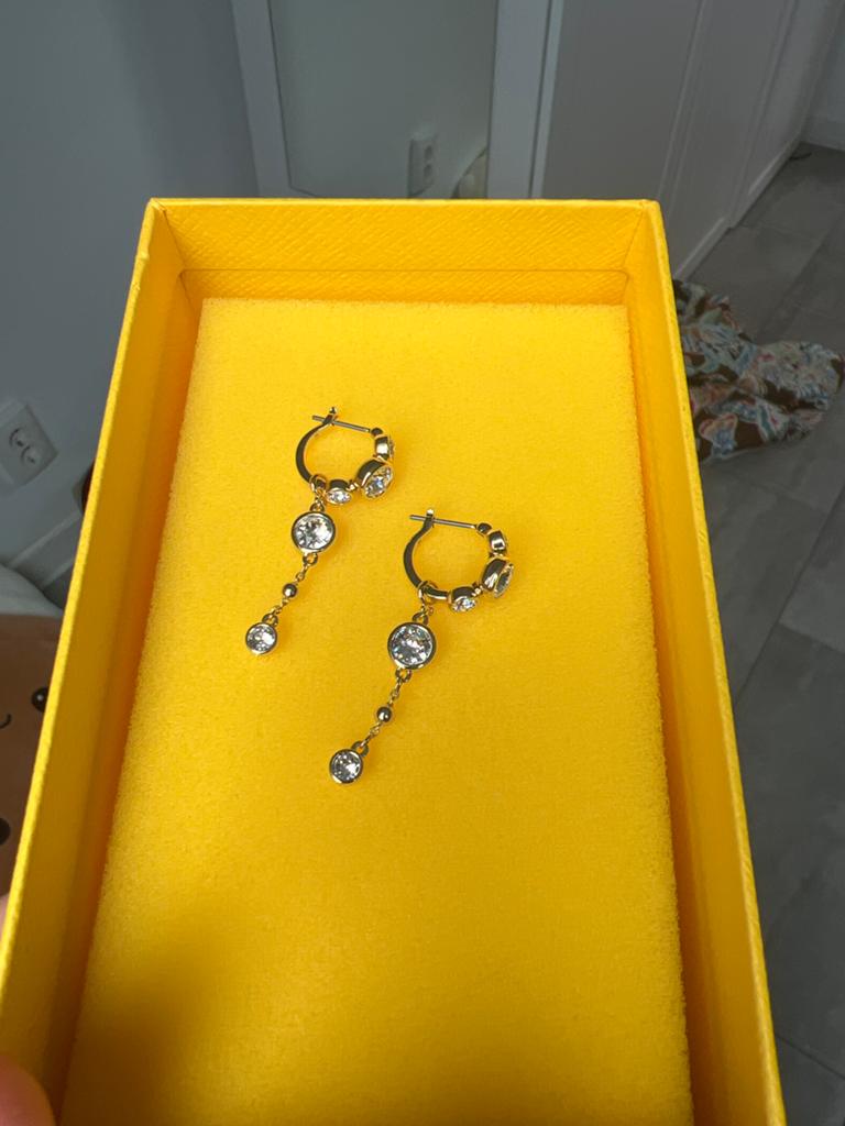 Swarovski Oorbellen met Kristallen - nieuw, Met kristal, Overige materialen, Hangers, Nieuw