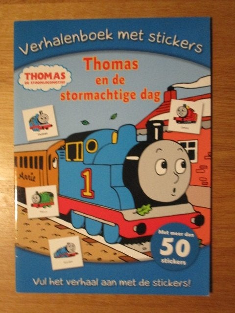 Thomas de Trein verhalenboek met stickers-en de stormachtige, Boeken, Ophalen of Verzenden, Nieuw, Fictie algemeen