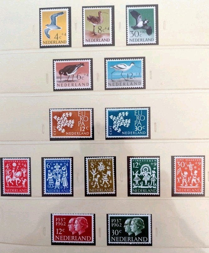 Postzegels Nederland 1961-1962  postfris ., Ophalen of Verzenden, Na 1940, Postfris