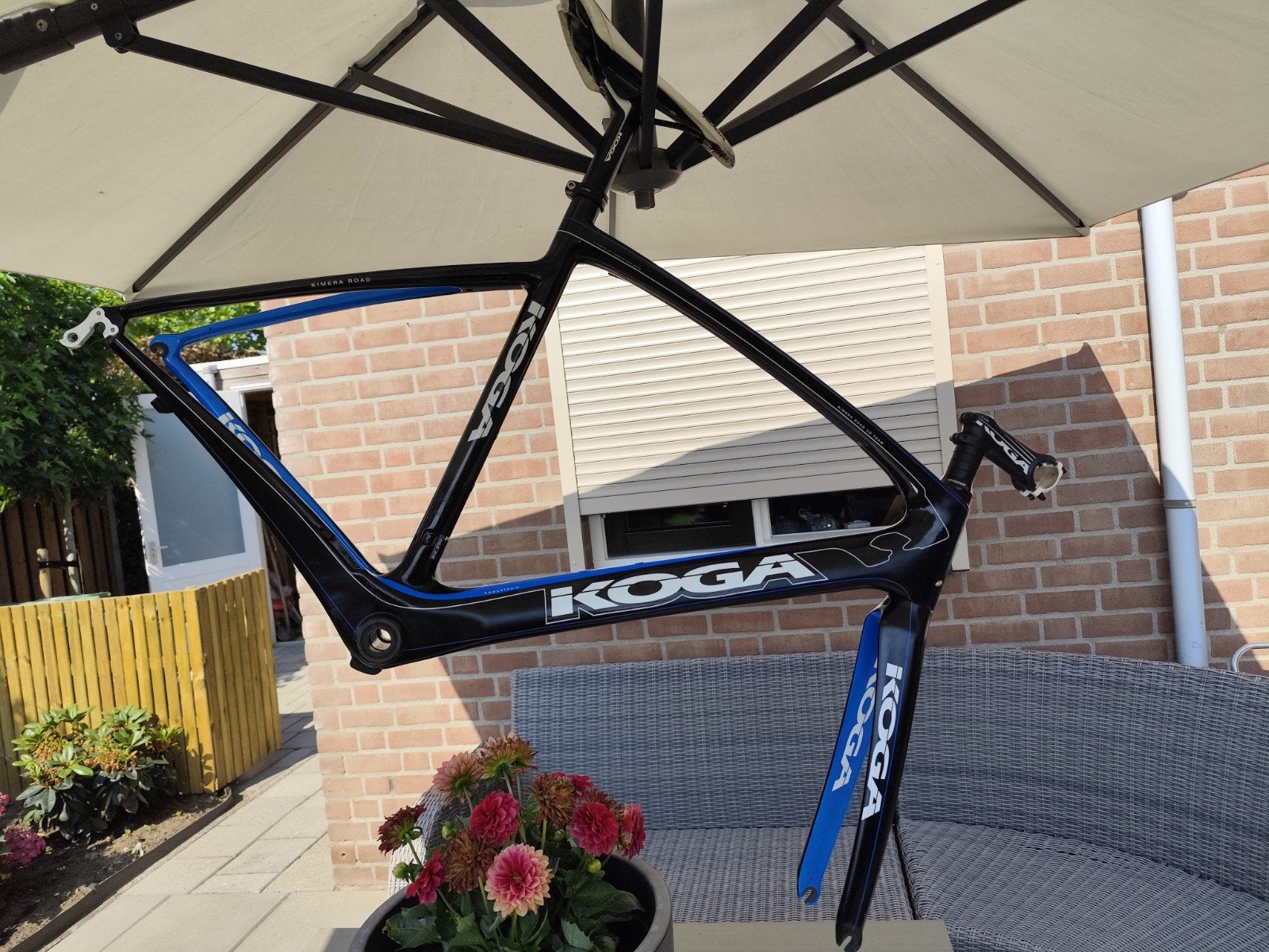 Koga Kimera UD Team Carbon Raceframe 54cm, Ophalen, Frame, Gebruikt, Koga