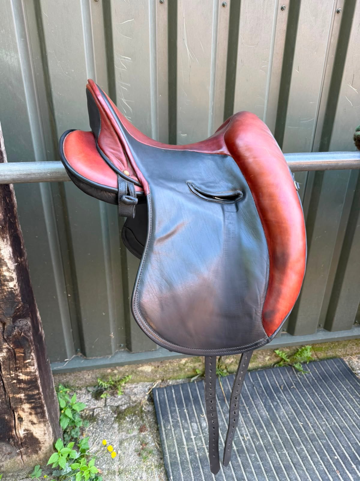 Dressuurzadel Signum Omega Mercedes, Dieren en Toebehoren, Dressuur, Overige merken, M (17 inch), Diepe zit