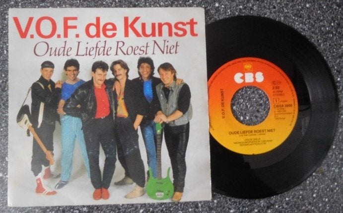 Vof de Kunst - oude liefde roest niet (vanaf € 1,50), Cd's en Dvd's, Ophalen of Verzenden, Zo goed als nieuw, 7 inch, Pop