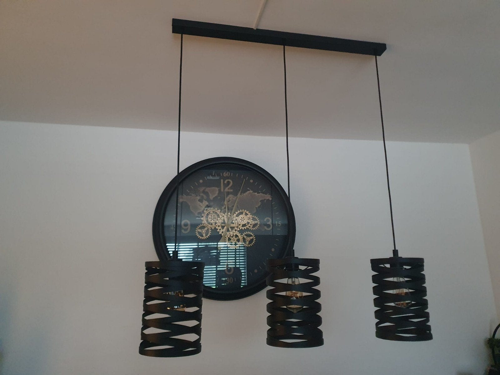eettafellamp + salontafellamp + sierlamp, Ophalen, Zo goed als nieuw, Metaal