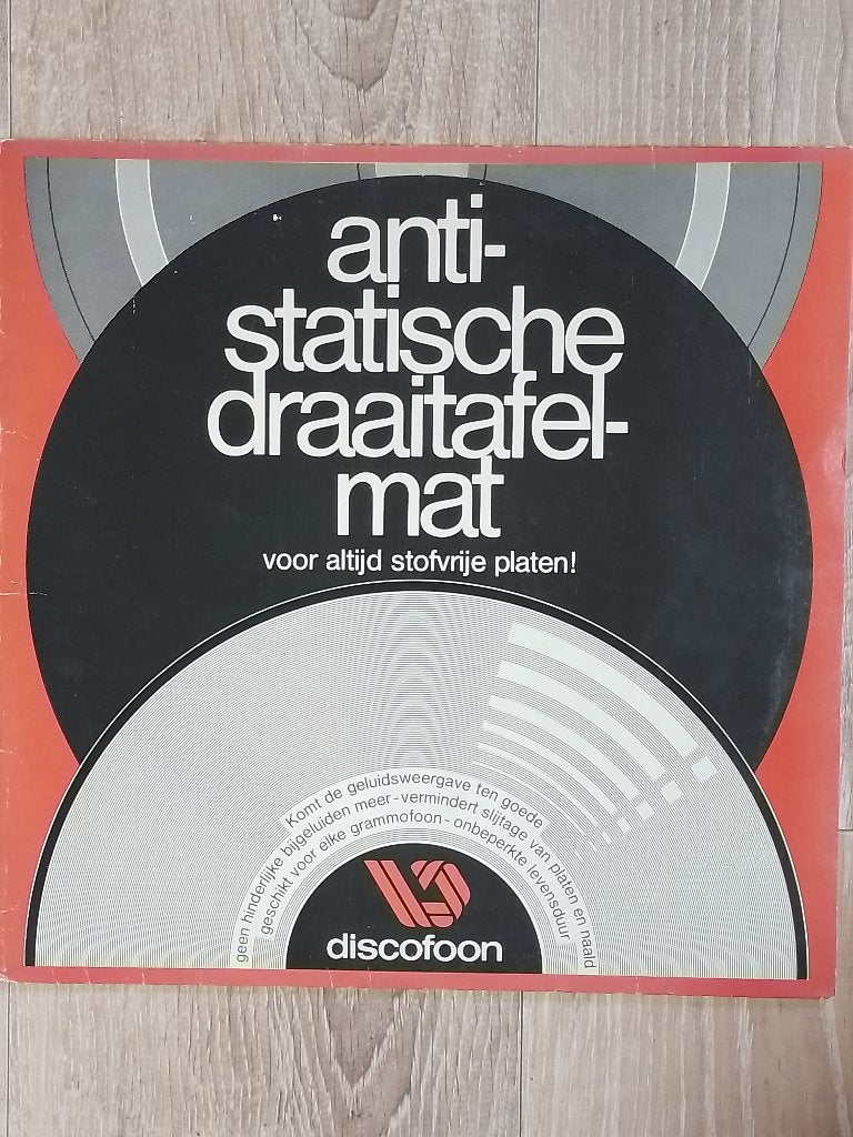 Rubber Draaitafelmat/Vinyl/Plaatjes Draaien/Mat/Rubber, Ophalen of Verzenden, Zo goed als nieuw, Overige typen, 12 inch