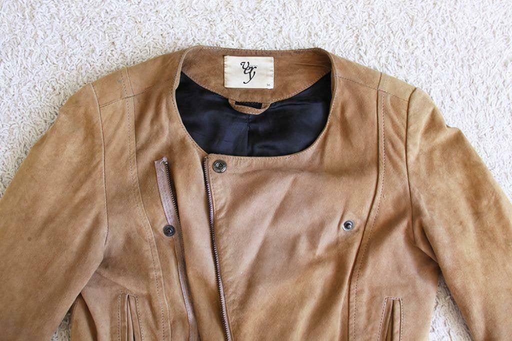 Suede Vintage Very Vero Moda Jasje (Maat 36) € 25,-, Kleding | Dames, Jassen | Zomer, Very Vero Moda, Bruin, Ophalen of Verzenden