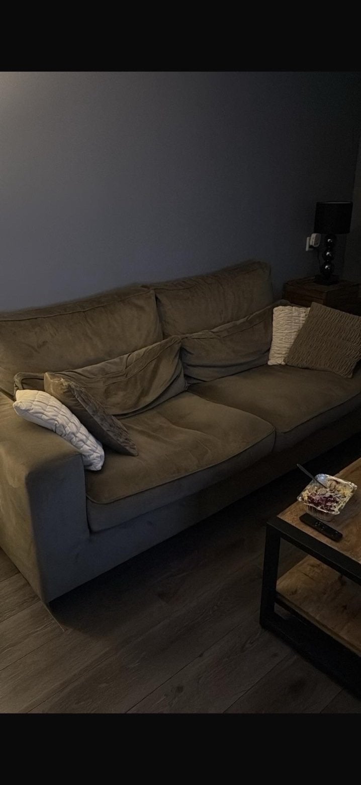 Comfortabele 3-zits bank, Huis en Inrichting, Ophalen, Gebruikt, Driepersoons, 75 tot 100 cm