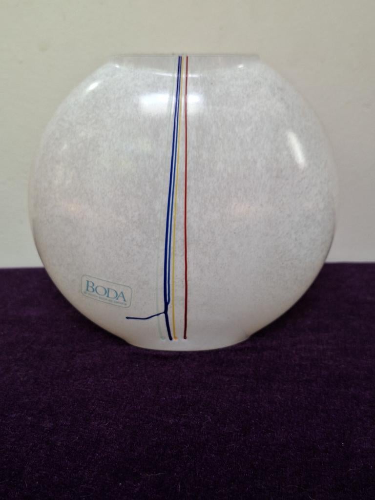 Bertil Vallien -Rainbow Vaas- kosta boda - gesigneerd, Ophalen of Verzenden