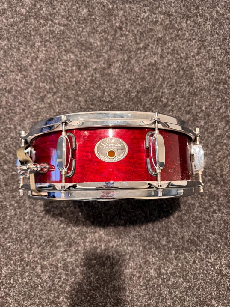 Tama Silverstar birch 14x5 Snaredrum, Ophalen of Verzenden, Gebruikt, Drums of Percussie