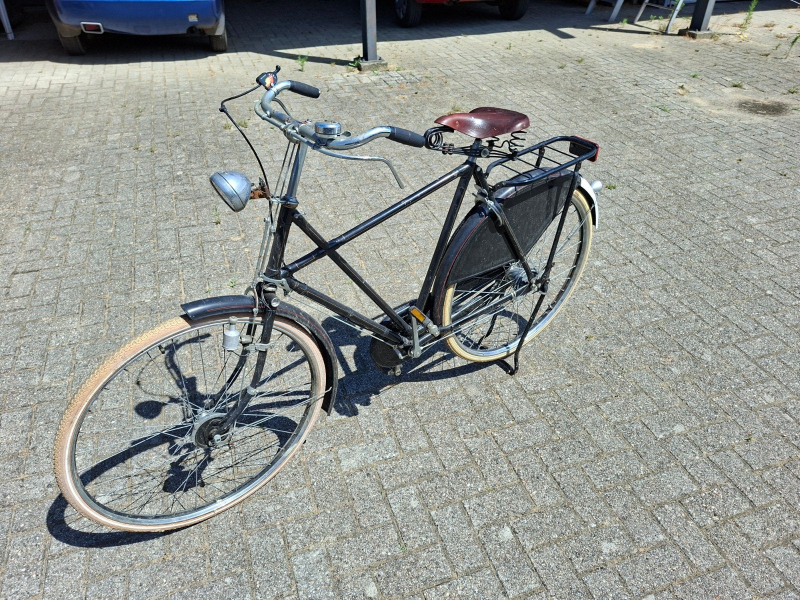 Kruisframe fiets van Raleigh (antiek), Fietsen en Brommers, Fietsen | Oldtimers, Ophalen