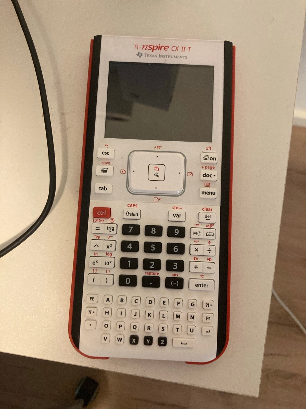 Ti-nspire cx II-T, Ophalen of Verzenden, Grafische rekenmachine, Gebruikt