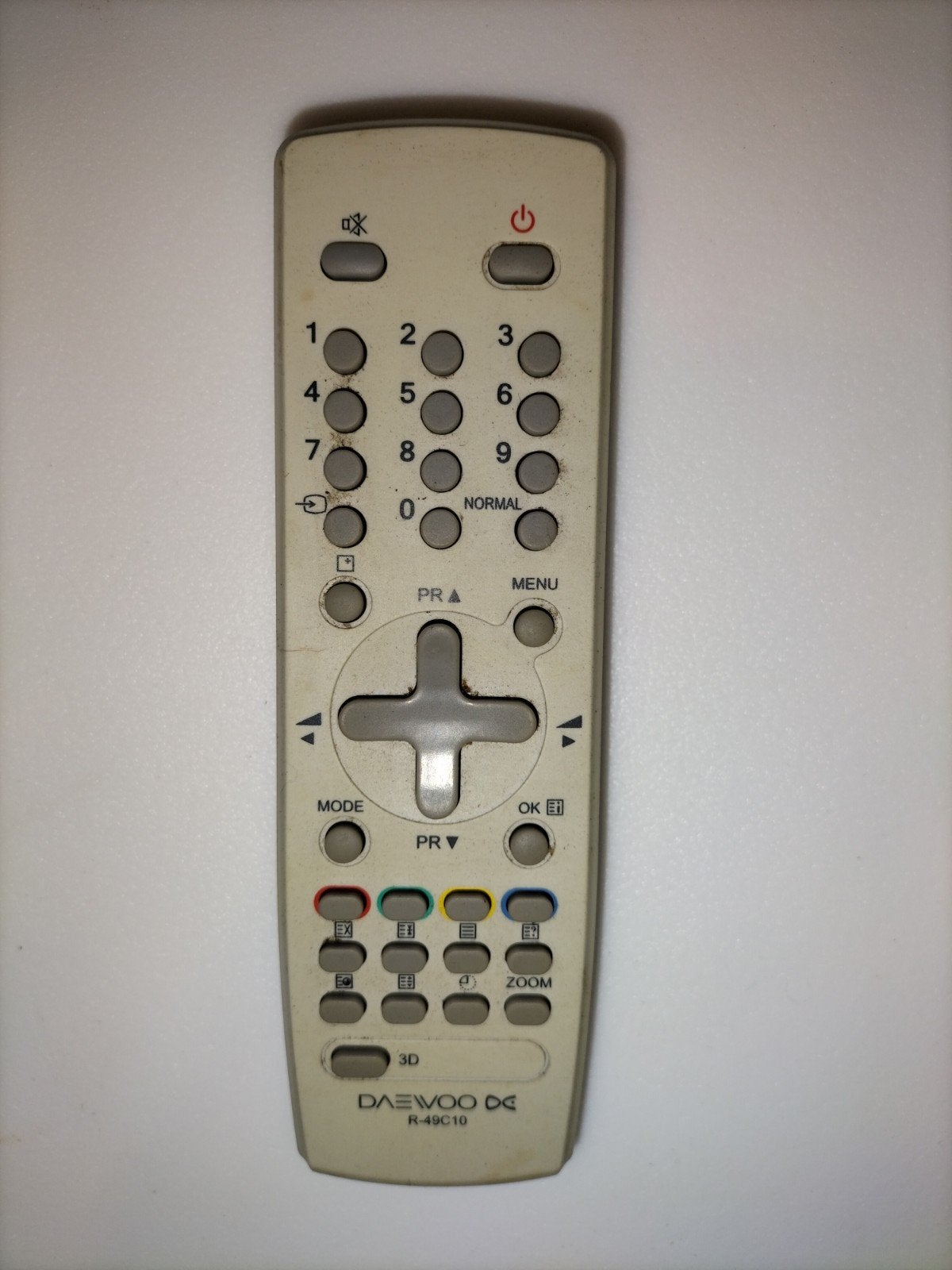 Originele Daewoo R-49C10 / R-49C05 TV Afstandsbediening, Ophalen of Verzenden, Tv