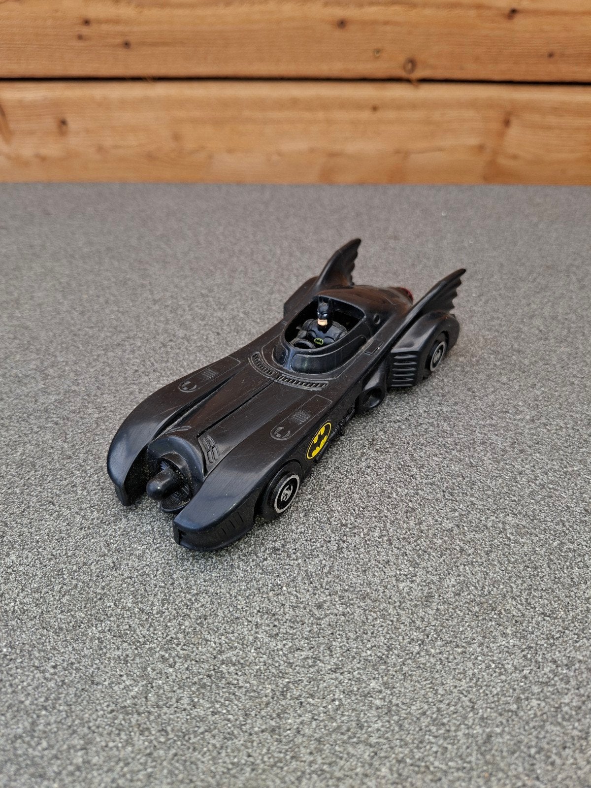Vintage Batman Batmobile Speelgoedauto met Batman Figuur, Ophalen of Verzenden, Gebruikt