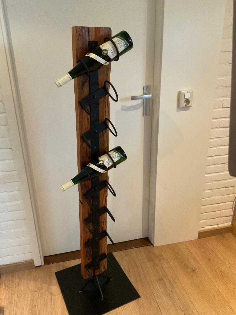 Wijnrek, Ophalen, 5 tot 15 flessen, Zo goed als nieuw, 75 cm of meer
