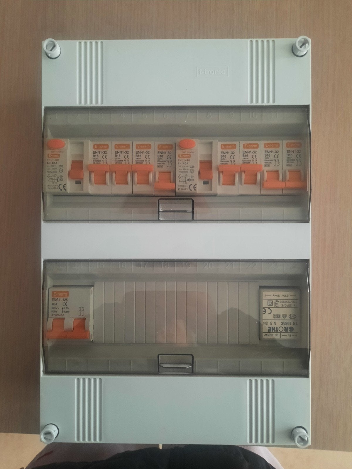 meterkast f-tronic, Ophalen, Zo goed als nieuw, Overige merken, Overige typen