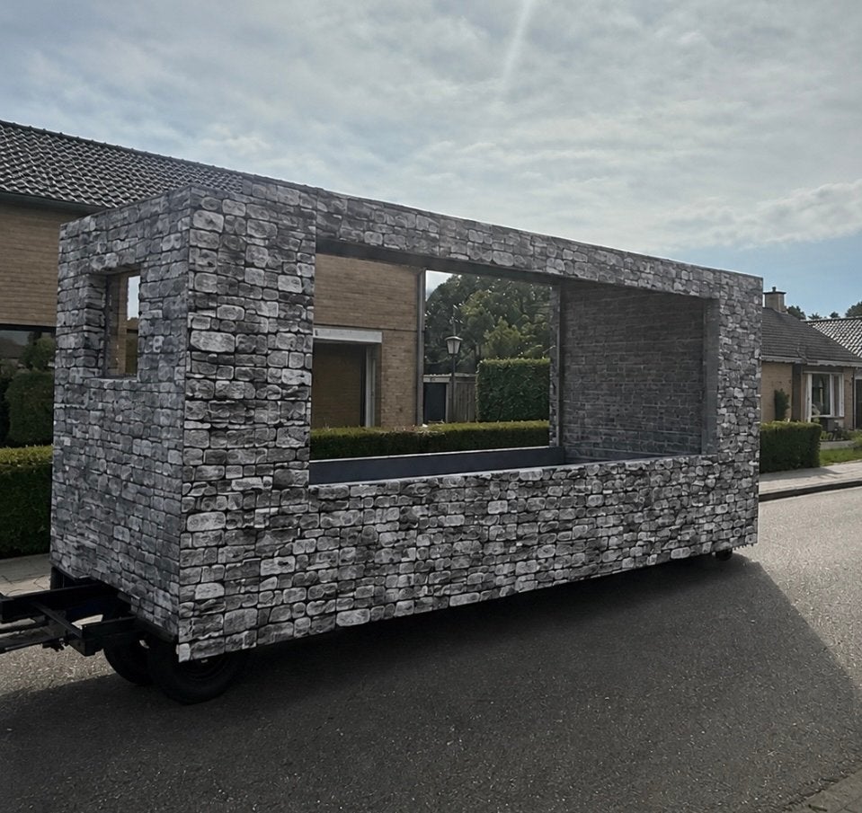 Unieke kasteel-thema aanhangwagen voor evenementen, Ophalen, Gebruikt, Overige