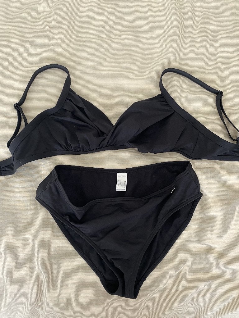 Heel mooie zwarte bikini LASCANA maat 36 met C-cup, Kleding | Dames, Badmode en Zwemkleding, Zo goed als nieuw, Bikini, Zwart