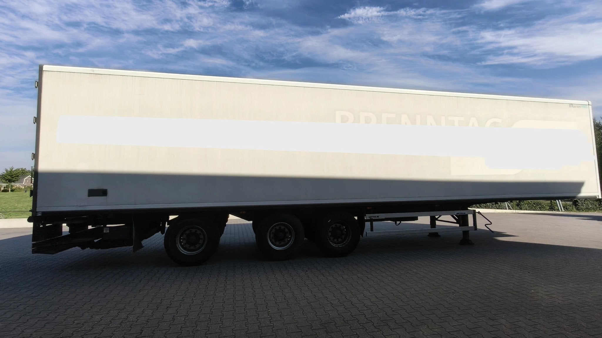 Groenewegen ROZ-15-27PCB STUURAS - LIFTAS - TRIDEC - 2500KG, Overige brandstoffen, Wit, Bedrijf, Aanhangers en Opleggers