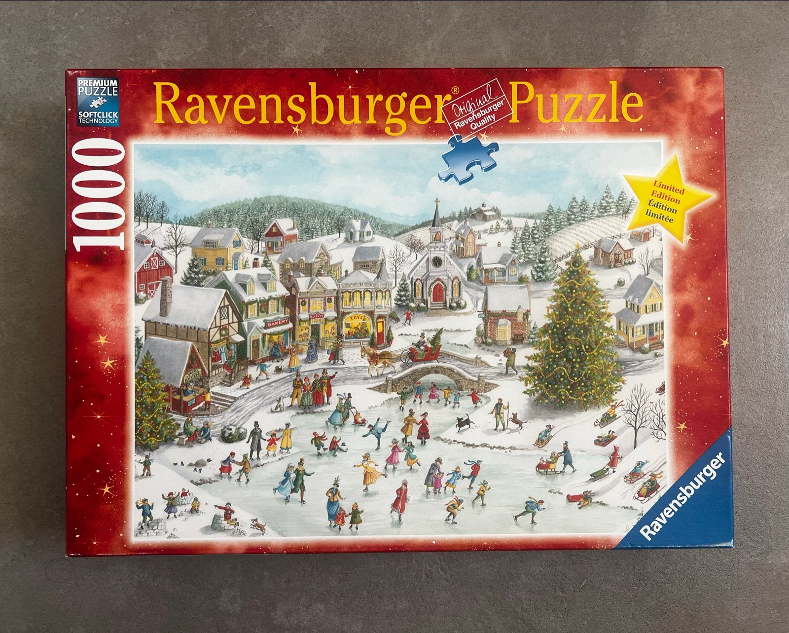 Ravensburger Legpuzzel Wintertafereel 1000 stukjes, Ophalen of Verzenden, 500 t/m 1500 stukjes, Zo goed als nieuw, Legpuzzel