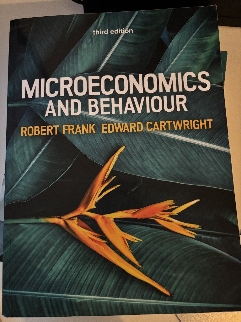 Macroeconomics and behavior, Boeken, Studieboeken en Cursussen, Diverse auteurs, Ophalen of Verzenden, Beta, WO