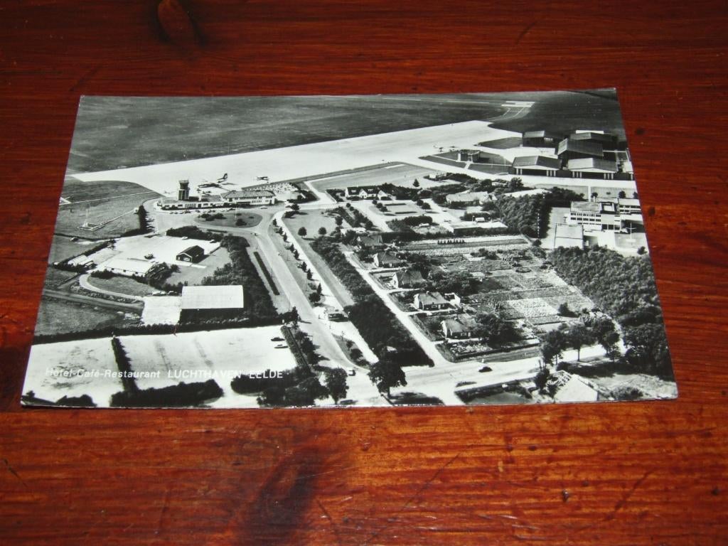 584- LUCHTHAVEN EELDE - AIRPORT EELDE GRONINGEN, Verzamelen, Ansichtkaarten | Nederland, Verzenden, 1960 tot 1980, Ongelopen, Drenthe
