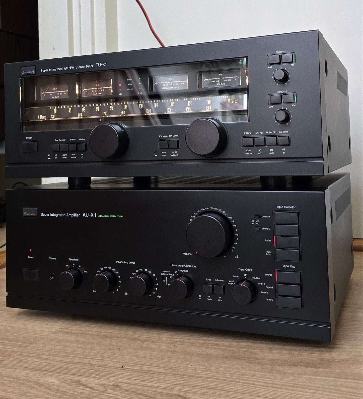 Sansui AU-X1 Versterker & TU-X1 Tuner Set - Zeldzaam, Audio, Tv en Foto, Versterkers en Receivers, Ophalen, Overige merken