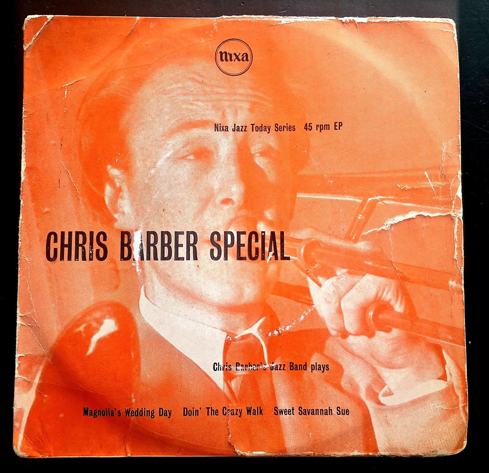 7"-EP/SINGLE  CHRIS BARBER - Doin' The Crazy Walk, EP, Ophalen of Verzenden, Gebruikt, EP