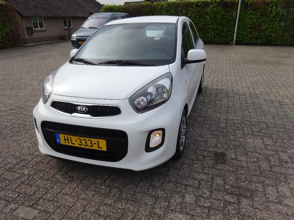Kia Picanto 1.0 Cvvt 5-DRS 2015 Wit, Zwart, Wit, Origineel Nederlands, Handgeschakeld