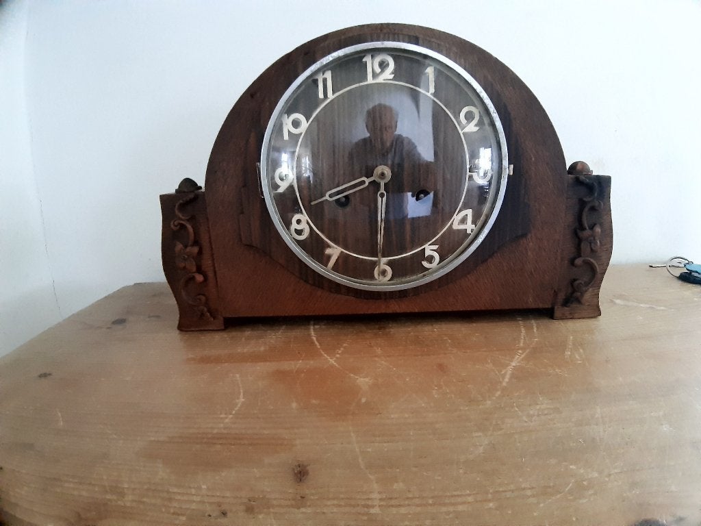jaren 50 pendule, Antiek en Kunst, Antiek | Klokken, Ophalen of Verzenden