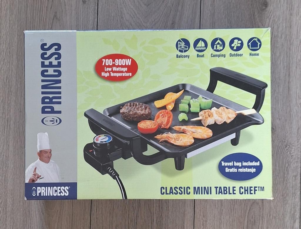 Princess mini tafelgrill teppanyaki bakplaat nieuw, Ophalen of Verzenden, Nieuw