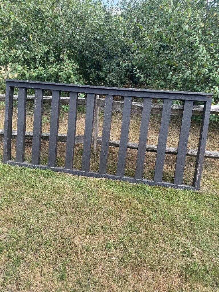 Hek/ balustrade larikshout, Tuin en Terras, Ophalen, Zo goed als nieuw, Hout, Tuinhek