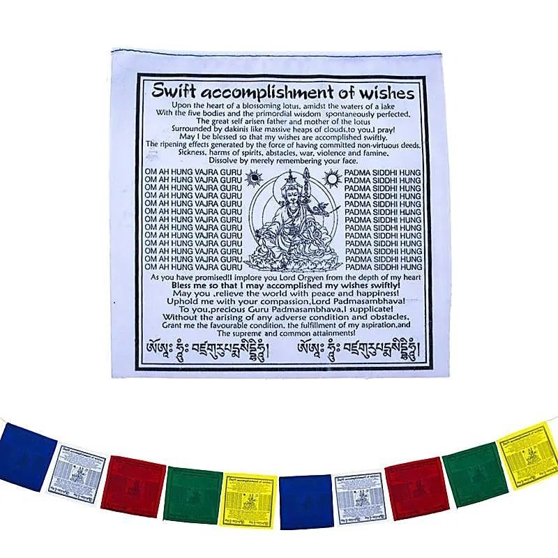 Tibetaanse gebedsvlaggen Guru Rinpoche, De Vesting 14 7722 GA Dalfsen, Verzenden, Nieuw, Creative Hand Nepal