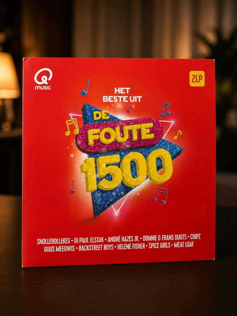 Qmusic Het Beste Uit De Foute 1500 - 2LP Vinyl, 2020 tot heden, Ophalen of Verzenden, 12 inch, Dubbel-LP