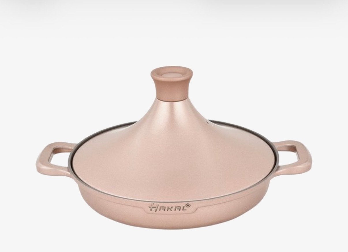 Nieuwe Marokkaanse Tajine 30cm Rose Gold + Ovenwanten, Overige typen, Verzenden, Nieuw, Roze