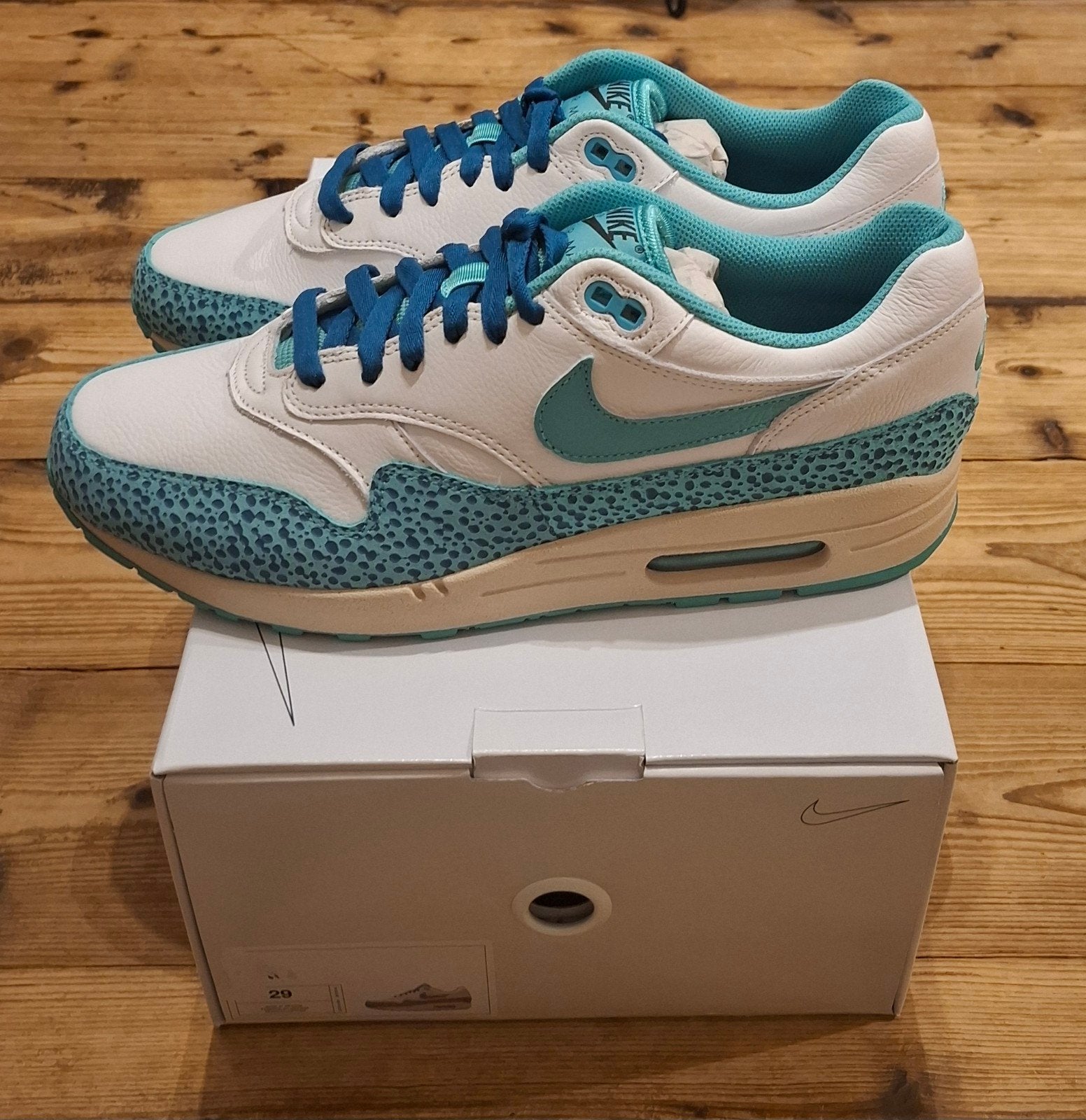 Nike Air Max 1 Safari By You - Maat 45, Overige kleuren, Nike, Nieuw, Ophalen of Verzenden