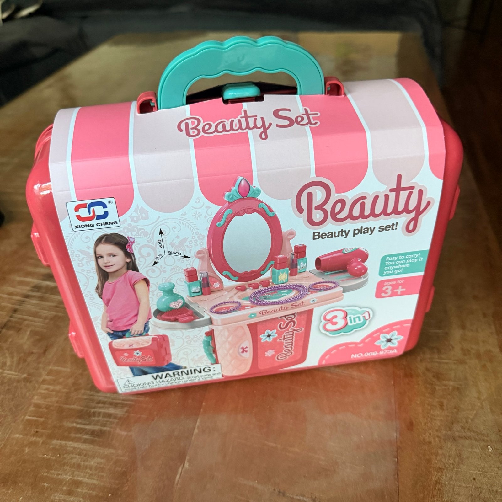 Nieuwe Beauty Set Kaptafel in koffertje, Ophalen of Verzenden, Nieuw, Overige typen
