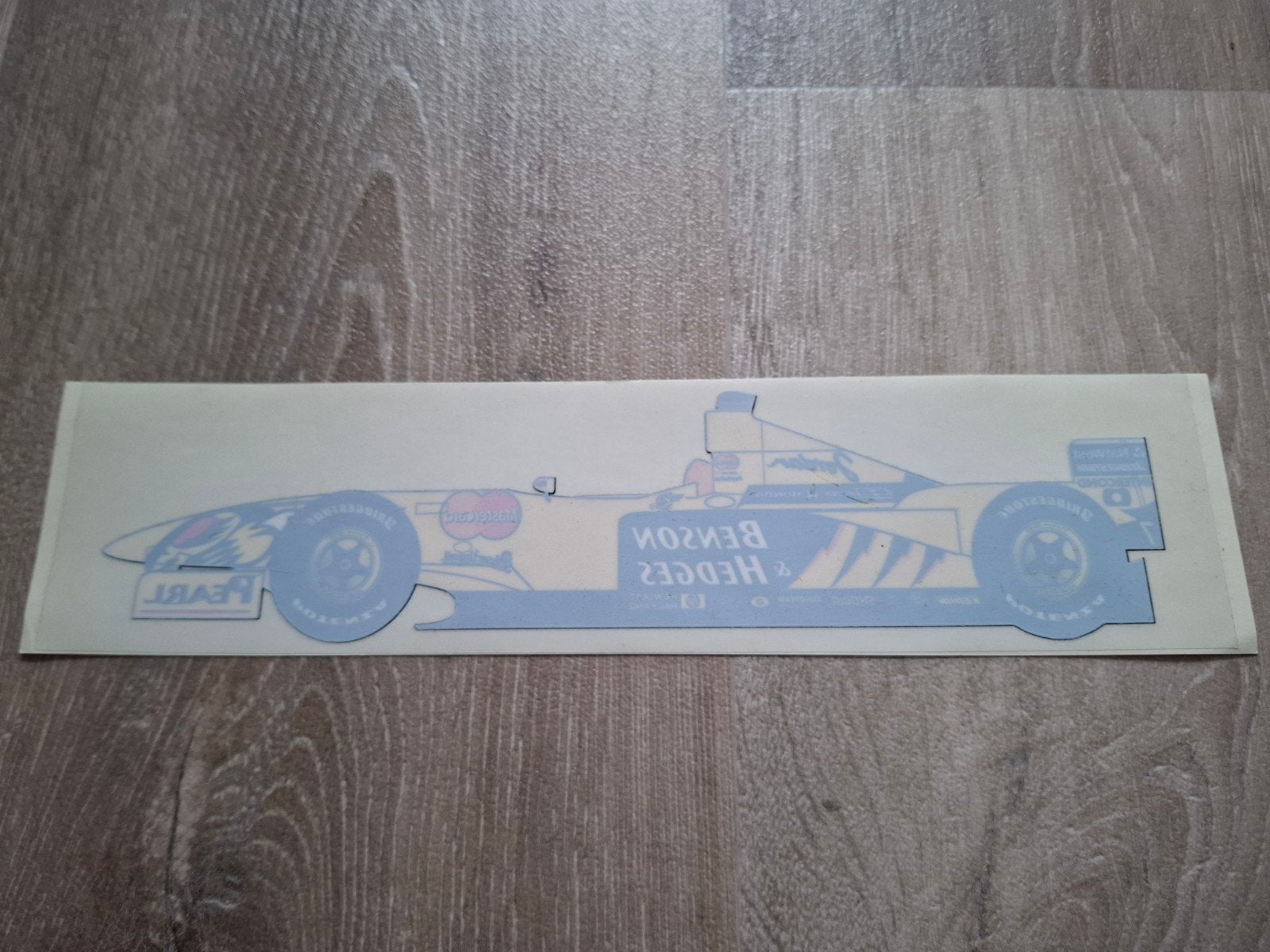 sticker Jordan F1 team, Ophalen of Verzenden, Zo goed als nieuw, Sport