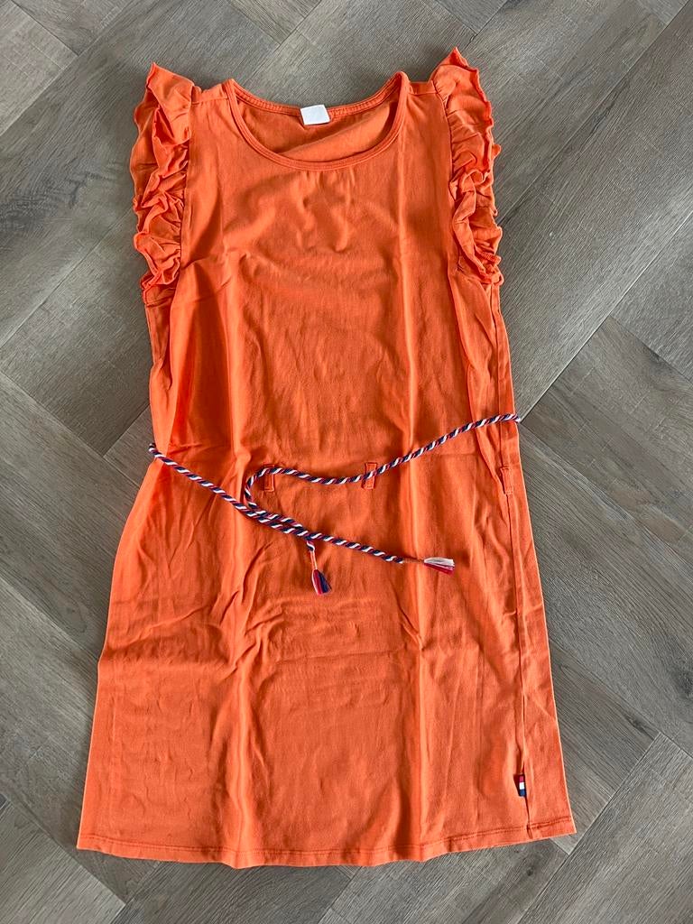 Meisjes koningsdag jurk mt 158-164, Ophalen of Verzenden, Zo goed als nieuw, Meisje, Jurk of Rok