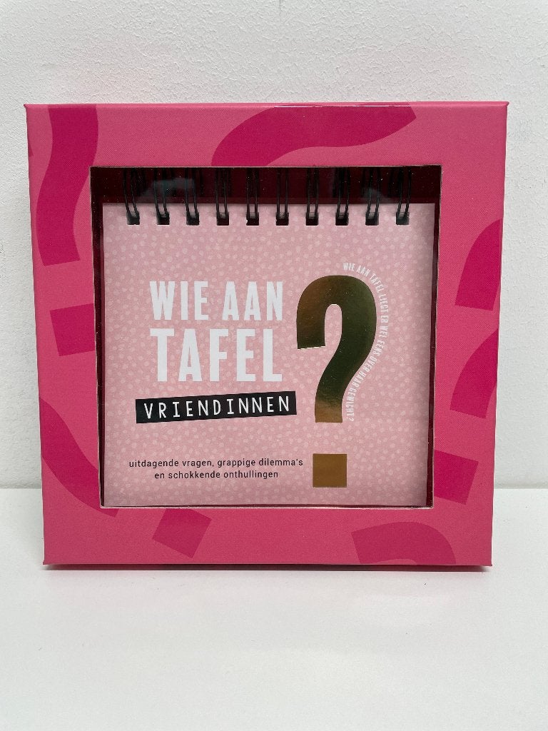 Wie aan tafel? Vriendinnen, Ophalen of Verzenden, Nieuw, Overige onderwerpen