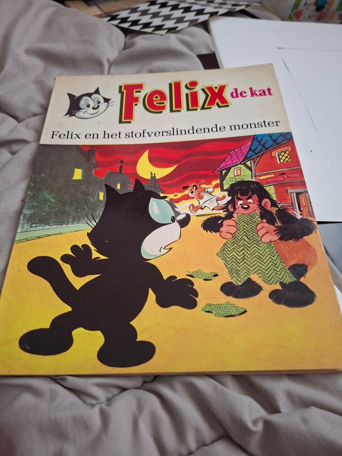 Felix de Kat - Felix en het stofverslindende monster, Eén stripboek, Ophalen, Gelezen