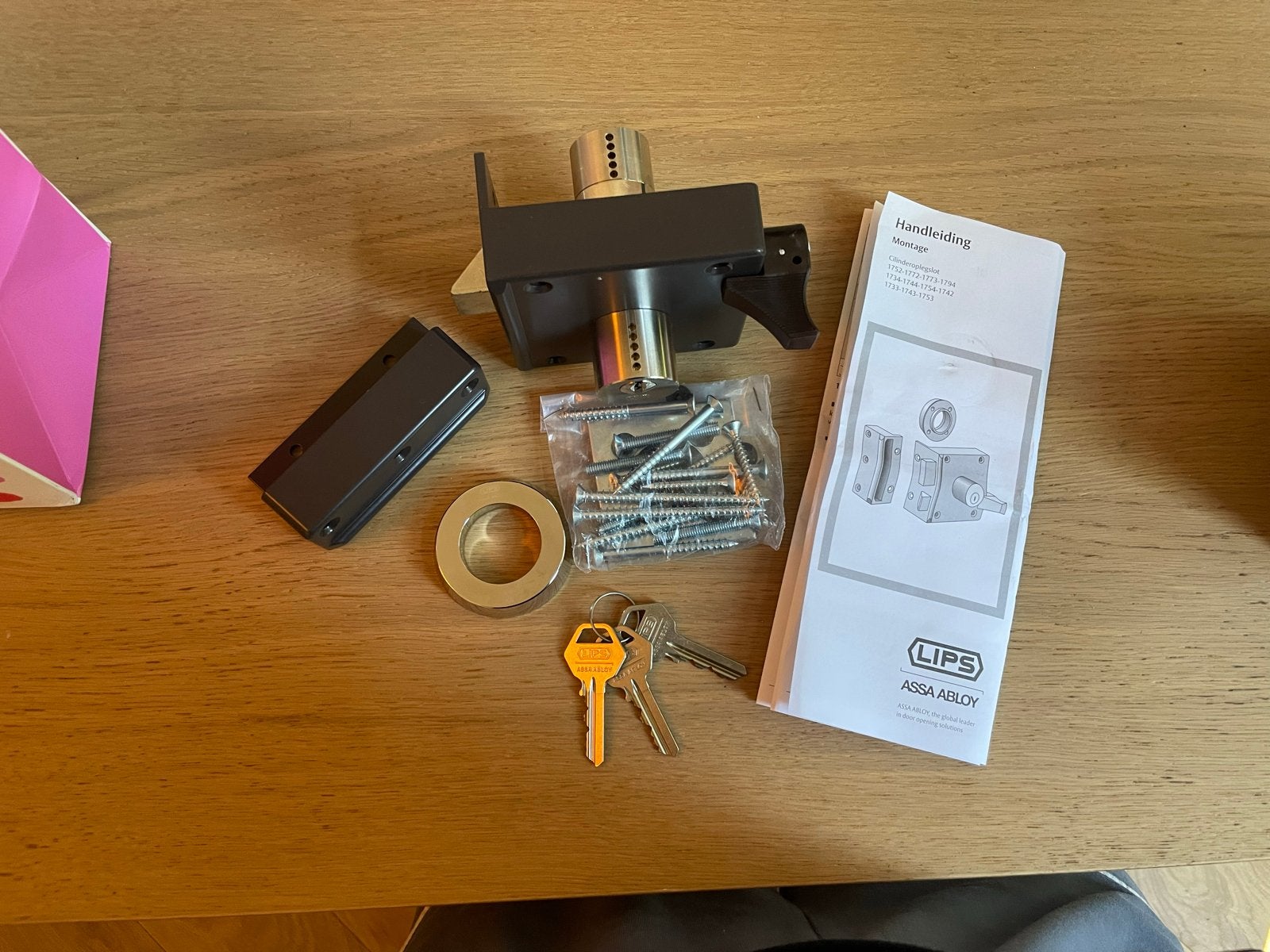 Nieuw Lips cilinderopleg slot, Ophalen, Nieuw, Slot