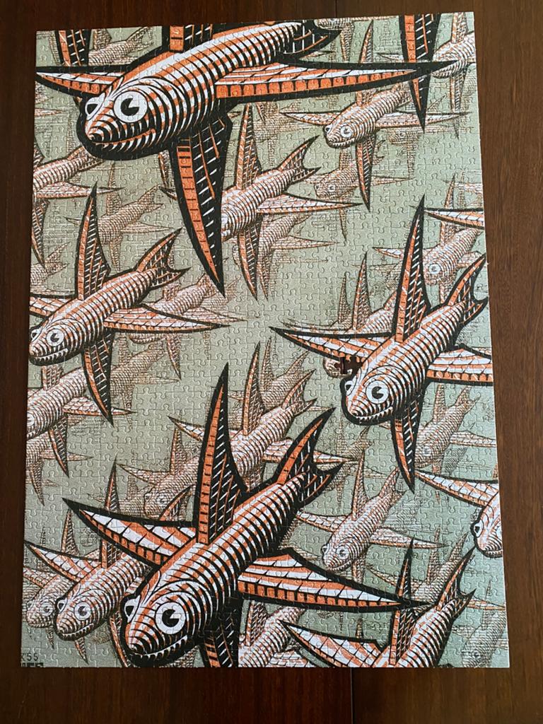 Legpuzzel.  Van MC ESCHER.  ., Ophalen of Verzenden